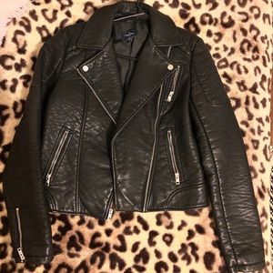 Leather Zip Jacket